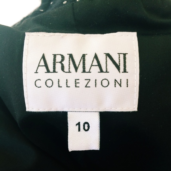 Armani Collezioni Ruffle Polka Dot Blazer Jacket - Picture 8 of 8